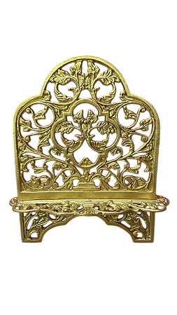 Porta Bíblia Grande Dourado alumínio