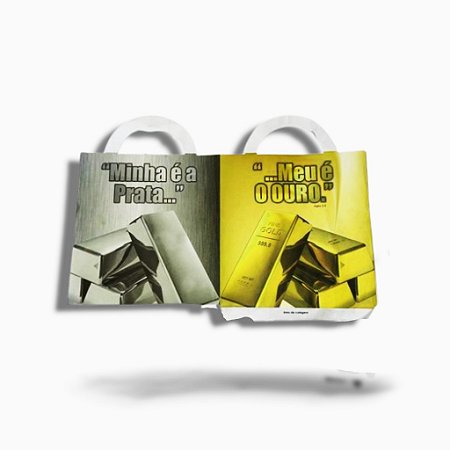 Envelope Formato Bolsa - Prata e Ouro (100 unidades)