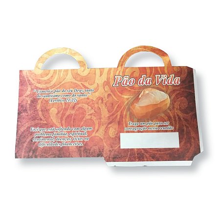 Envelope Formato Bolsa - Pão da Vida  (100 unidades)