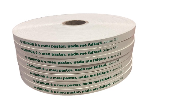 Fita Poliamida Salmo 23 o Senhor é Meu Pastor - 1.000 unidades