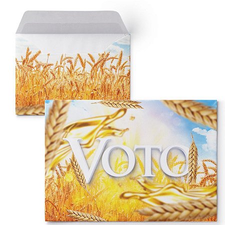 Envelope Colado Voto   – 100uni