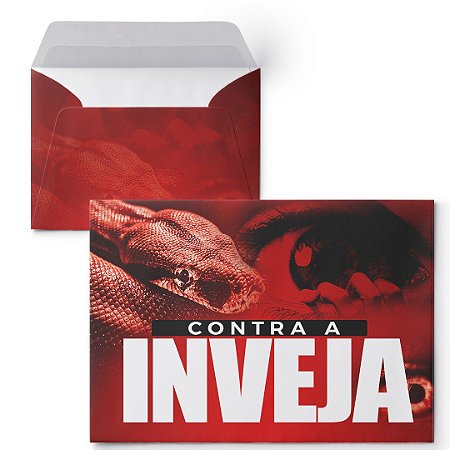 Envelope Colado Combate a inveja – 100 unidade