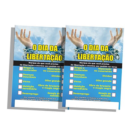 Folheto o dia da Libertação  - 500 unids