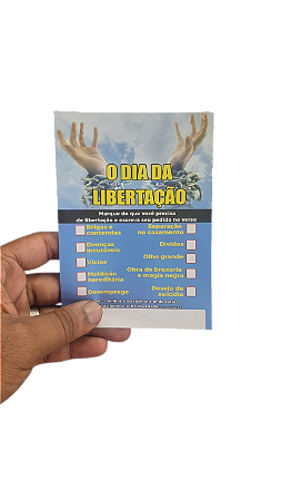 Folheto Evangélico Campanha de Libertação 2 Coríntios 3:17