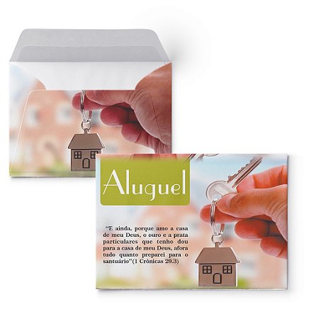 Envelope Colado  Oferta de Aluguel  – 100uni