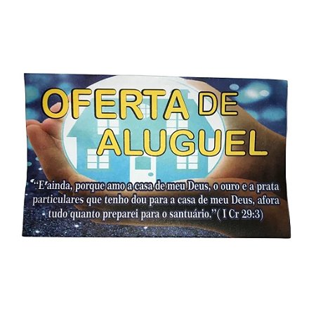 Envelope Colado Oferta de Aluguel  – 100uni