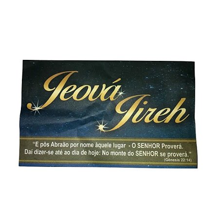 Envelope  Colado Jeová Jireh  -  100uni