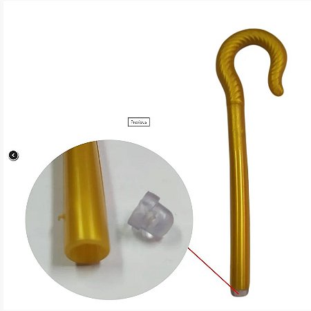 Cajado Porta Óleo - Dourado (50peças)