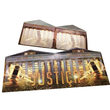Envelope Duplo Justiça Dizimo e oferta IMPD – 100 unids