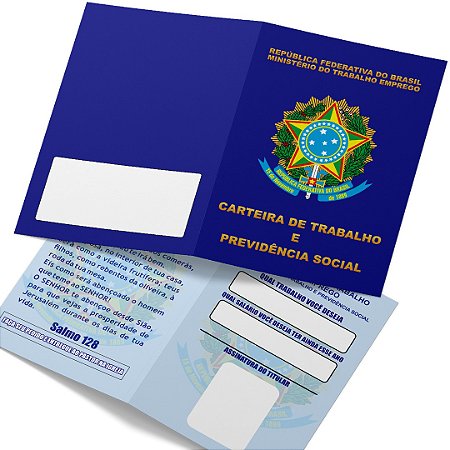 Carteira do Trabalhador - 20x14 cm - 100 unidades