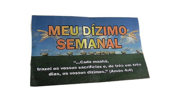 Envelope Colado  Meu Dízimo Semanal -  100uni