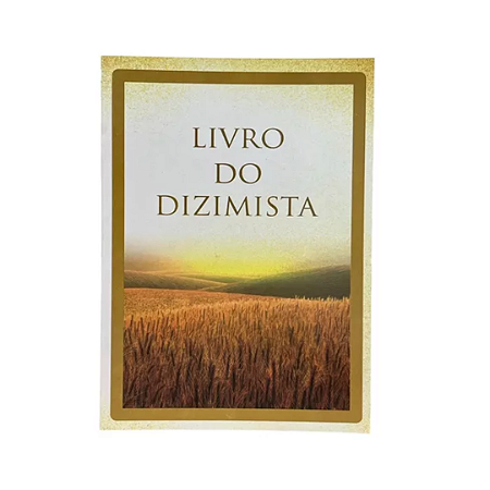 Livro Dizimista Para Registro De Dízimos Igrejas