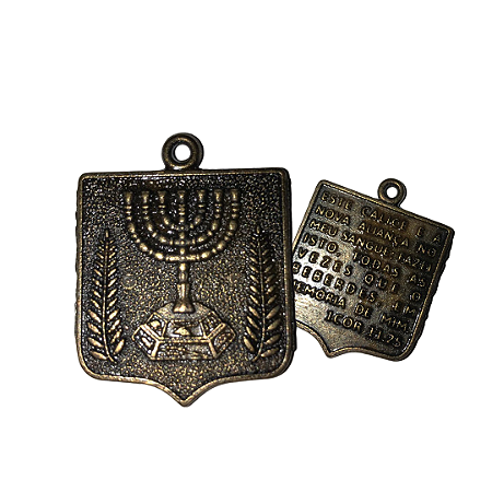Candelabro judaico Pingente envelhecido 10 unidades