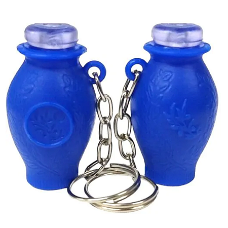 Chaveiro vaso Azul porta óleo 50 unidades