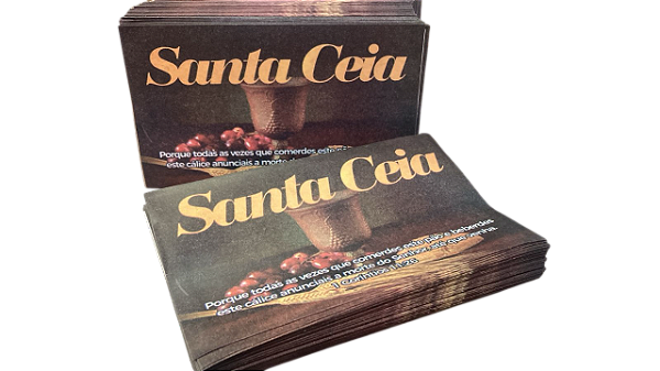 Envelope Colado Santa Ceia campanha – 100uni