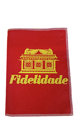Saquitel TNT Fidelidade Arca da aliança Vermelho