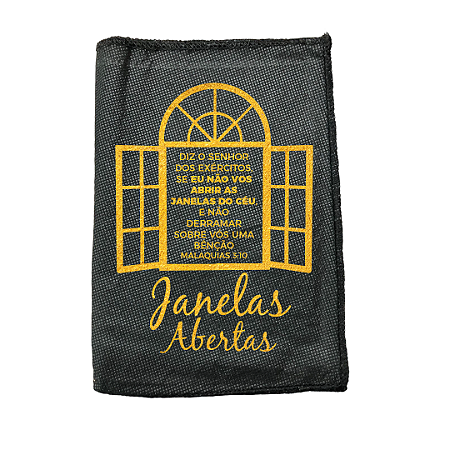 Saquitel TNT Janelas Abertas preto 100 unidades