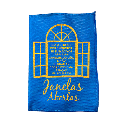 Saquitel TNT Janelas Abertas azul 100 unidades