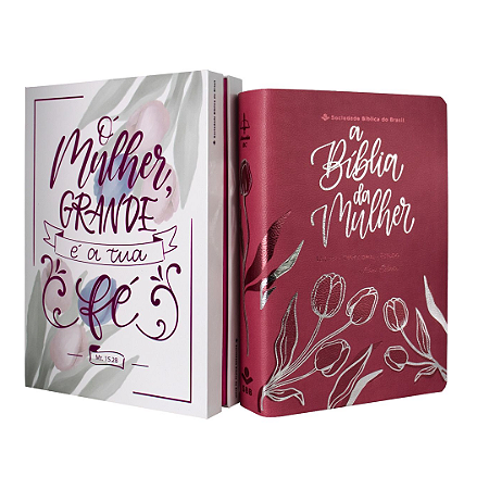 Bíblia Sagrada da Mulher Estudo Rosa NAA