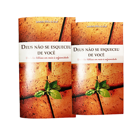 Livro Deus não se esqueceu de você – 10 unid