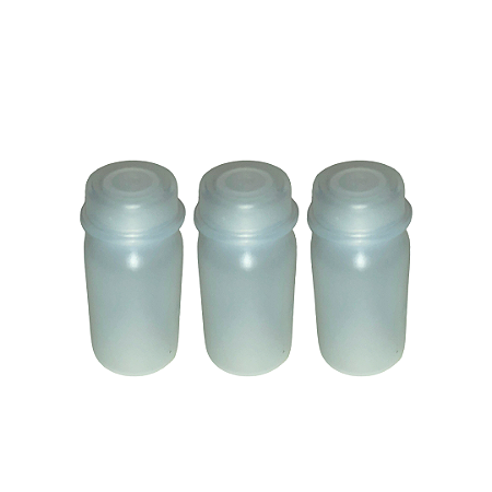 Frasco Flaconete Plástico 5ml Tampa De Pressão 500 Unidade