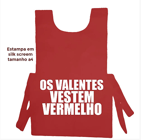 Colete De Tnt - Os Valentes Vestem Vermelho - 50 unidades