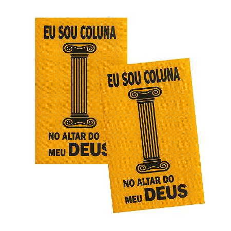 Saquitel Coluna da Casa de Deus TNT 50 UNIDADES