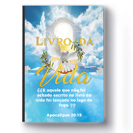 Livro da Vida Caderno de Oração capa dura 96folhas