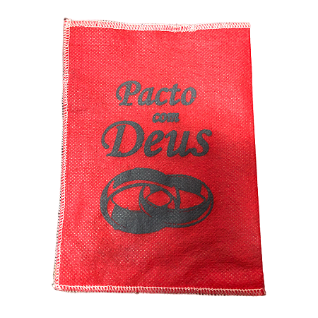 Saquitel Pacto com Deus  Vermelho TNT 50 UNIDADES