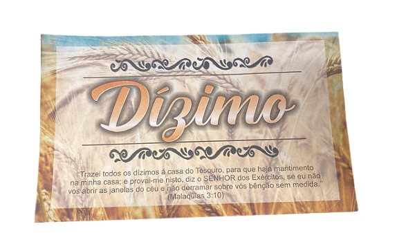 Envelope Dizimo Igrejas Colado 100 unidades