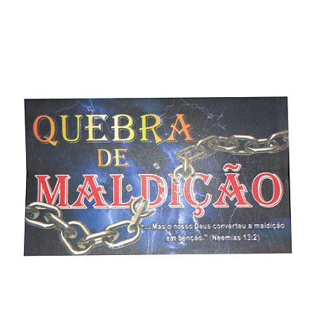 Envelope Colado Quebra de Maldição Neemias 13:2 - 100 unid