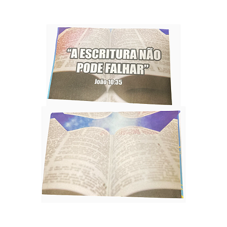 Envelope A Escritura não pode falhar colado campanha neutro