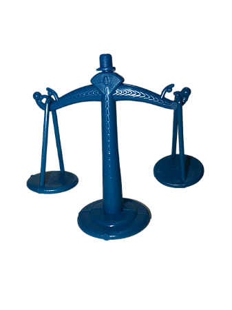 Balança Azul Grande porta óleo de plástico - 100 unidades