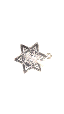 Estrela de Acrílico Transparente porta óleo pingente - 100 unidades