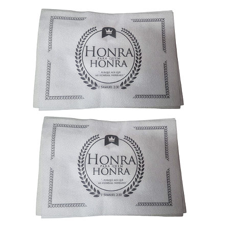 Lenço Manto Dupla Honra TNT 15x10 cm 50 unidades