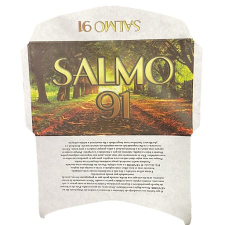 envelope aberto salmo 91 Dizimo/Oferta 100 unidades