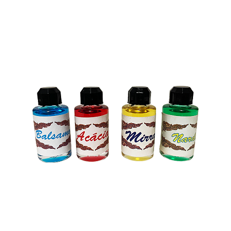 Kit 4 Óleo de Unção Bíblica Perfume 10ml