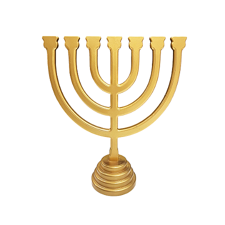 candelabro de Madeira Dourado Altar 62 cm