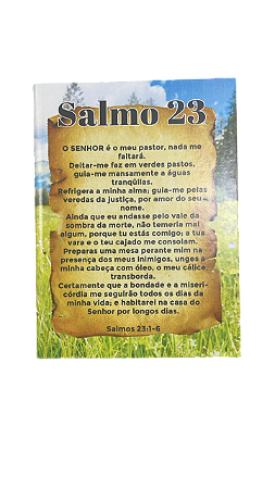 Caderno de Oração Salmo 23 capa dura 96 folhas