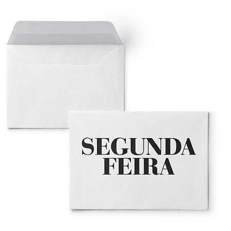 Envelope Segunda Feira Colado Oferta Dizimo 100 unidades