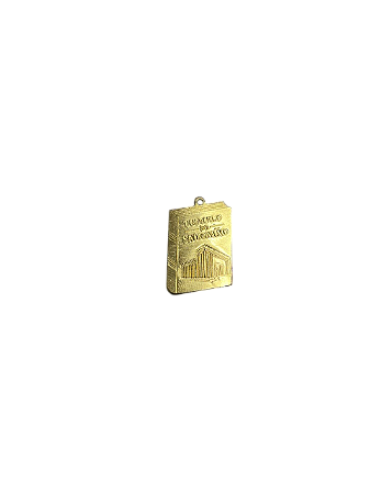 Pingente Templo De Salomão 100 Unids - Dourado - Sem Corda