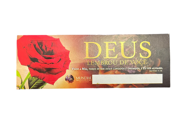 Porta Rosa  Deus lembrou de você IMPD - 100 UNIDADES