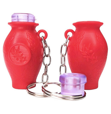 Chaveiro Botija Vermelho porta óleo 50 unidades