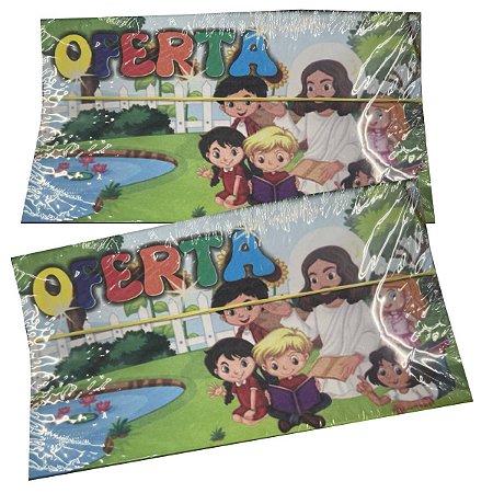 Envelope Oferta Ministério Infantil colado 100 unidades