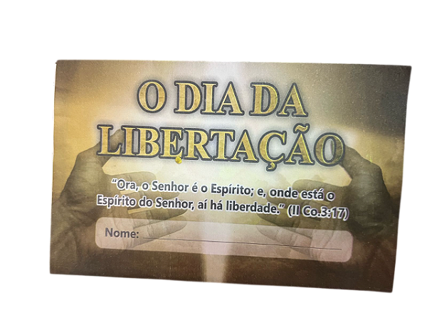 Envelope Colado Dia da Libertação 100 unidades