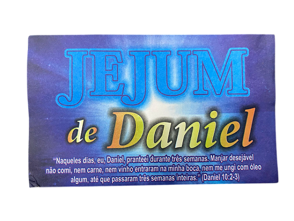 Envelope Colado Jejum de Daniel Igreja 100 unidades