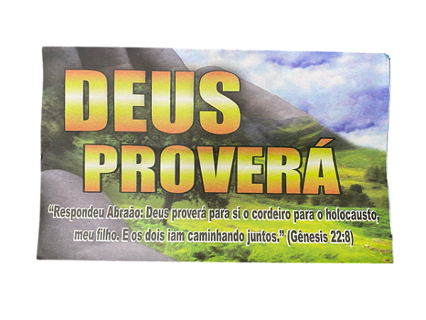 Envelope Colado Deus Proverá 100 unidades