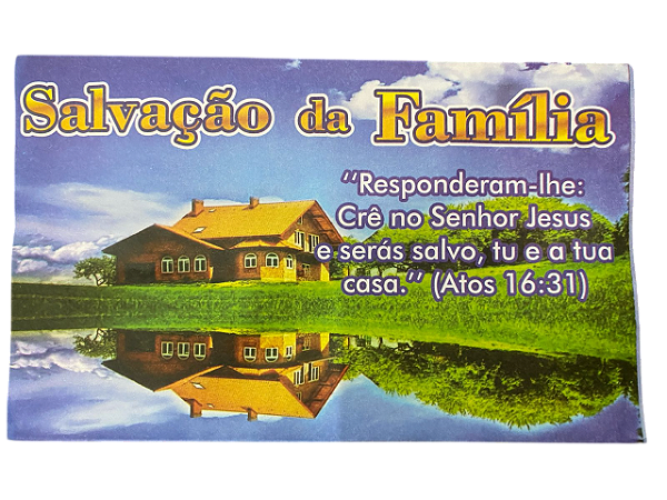Envelope Colado Salvação da Família 100 unidades