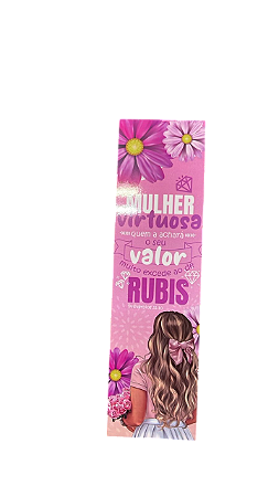 Mulher Virtuosa Marcador de Pagina papel cartão  500 unidades