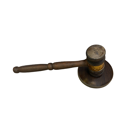 Martelo da Justiça de Madeira 35 cm Grande